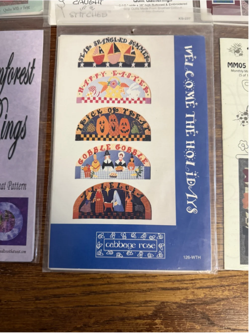 Vintage Quilt Pattern Lot of 10 New Unused OOP Patch Abilities MH Designs Bluebe